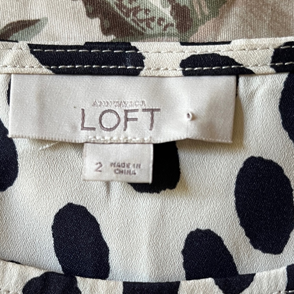Loft Beige Black Printed Romper - Picture 14 of 16